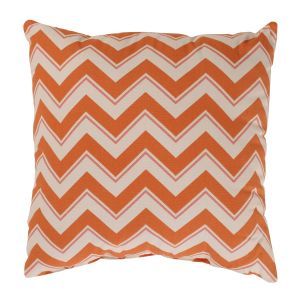 apartment decor - CC Home Furnishings Bold Orange Zig Zag Decorative Throw Pillow.jpg